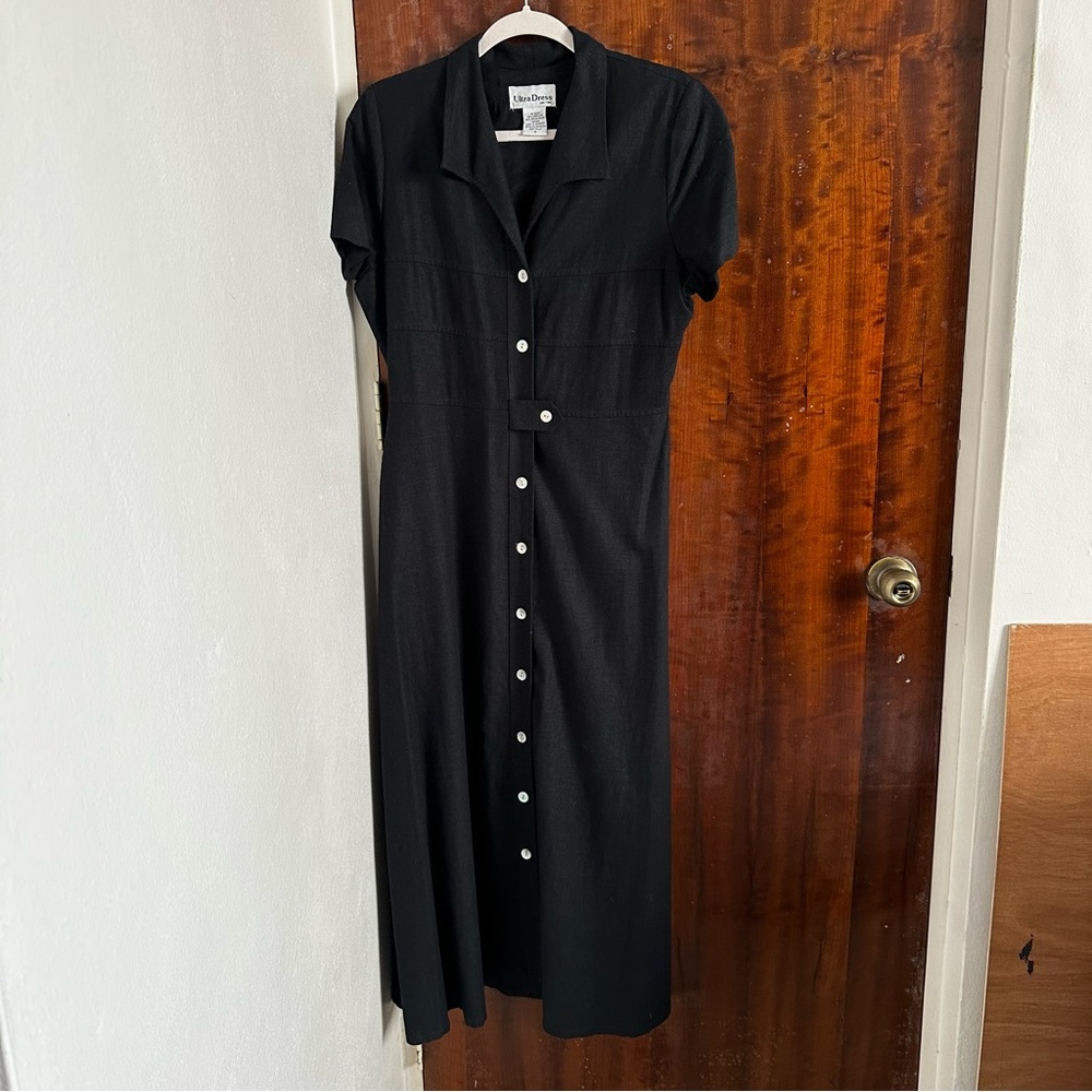 Black maxi dress